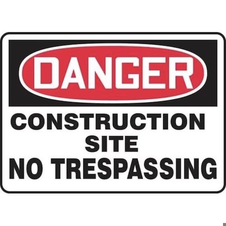 Accuform OSHA DANGER SAFETY SIGN CONSTRUCTIO MCRT123VP MCRT123VP